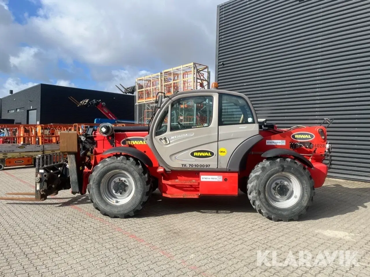 Billede 5 - Teleskoplæsser Manitou MT1440A med kurv/drejeled/gafler