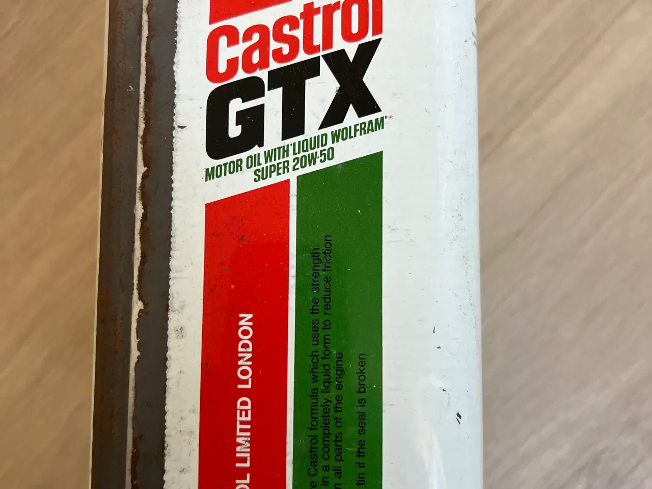 Billede 3 - Castrol GTX Super 20W50 2,5 liter Tom