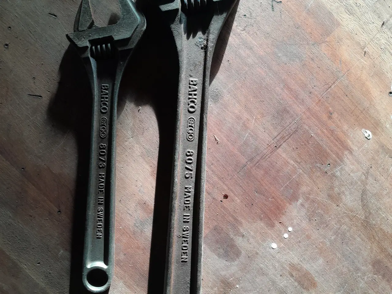 Billede 2 - 2 stk. svensknøgler og 3 stk. rørtænger