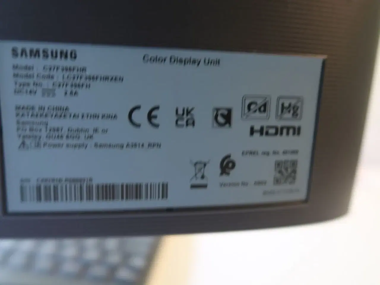 Billede 4 - Samsung C27F396FHR 27"skærm