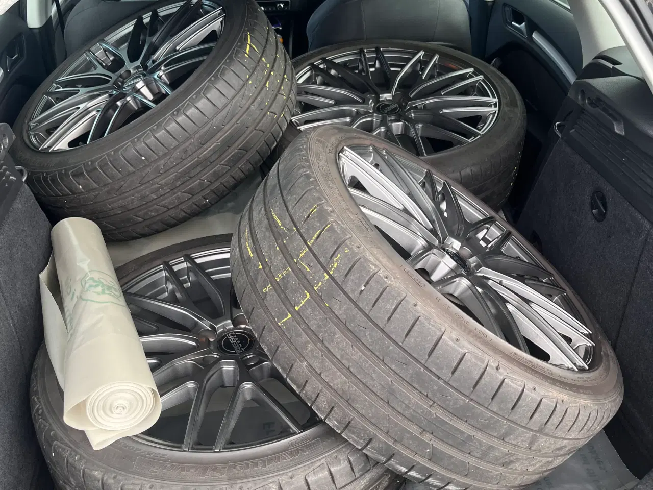 Billede 4 - 19* Fælge med sommerdæk