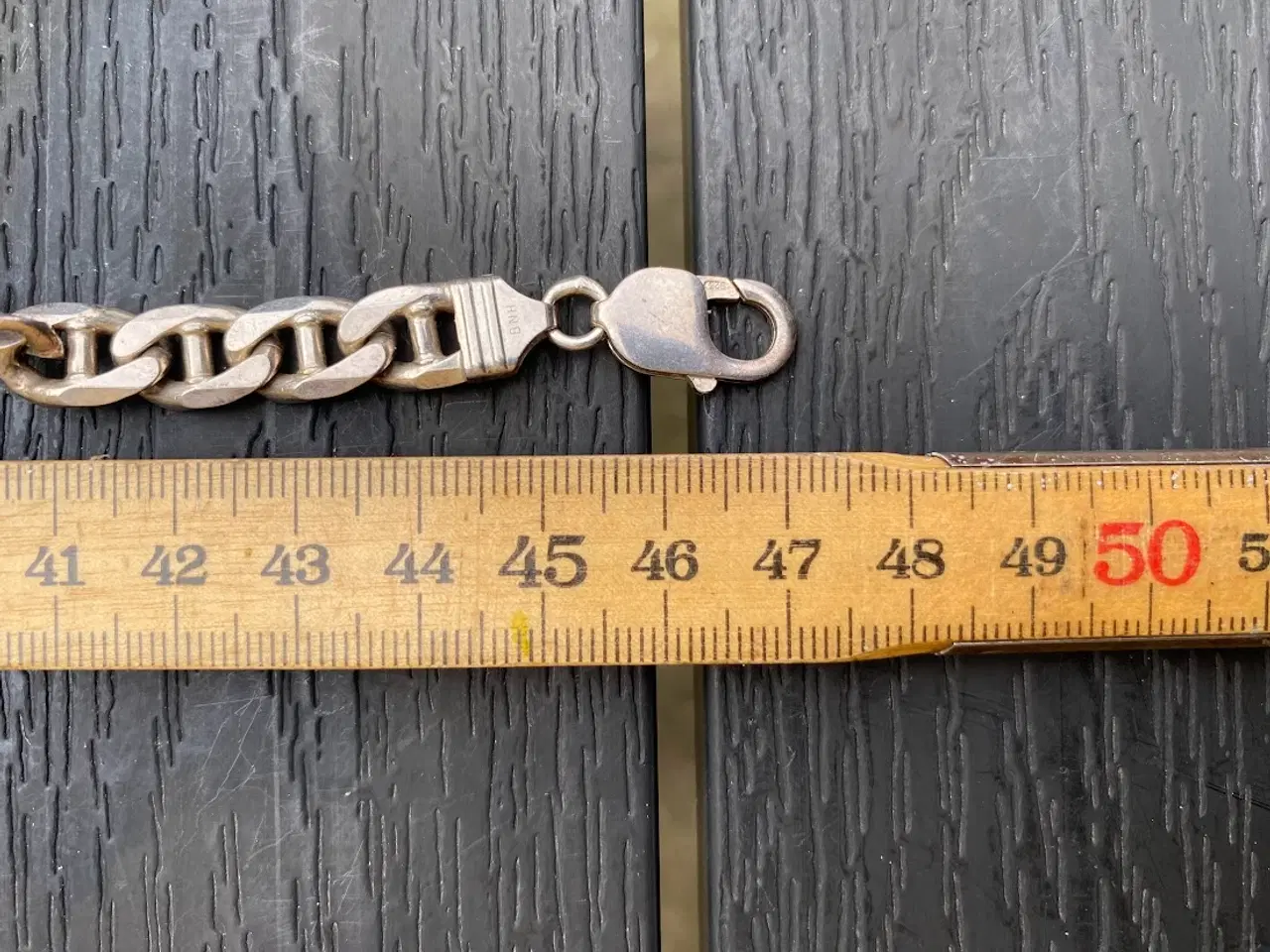 Billede 4 - ⭐️ Ankerkæde i Sterlingsølv (925) - 47 cm