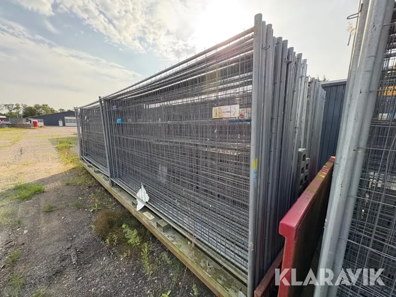 Billede 9 - Wirehejs lad med byggeplads hegn Sydfyns Jernvare Fabrik