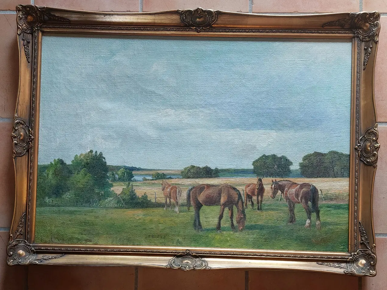 Billede 1 - NIELS CHRISTIANSEN - ( 1873 - 1960 ) - oliemaleri