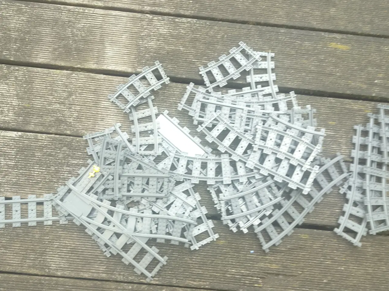 Billede 6 - Tog, barnevogne, skinner o.a. lego