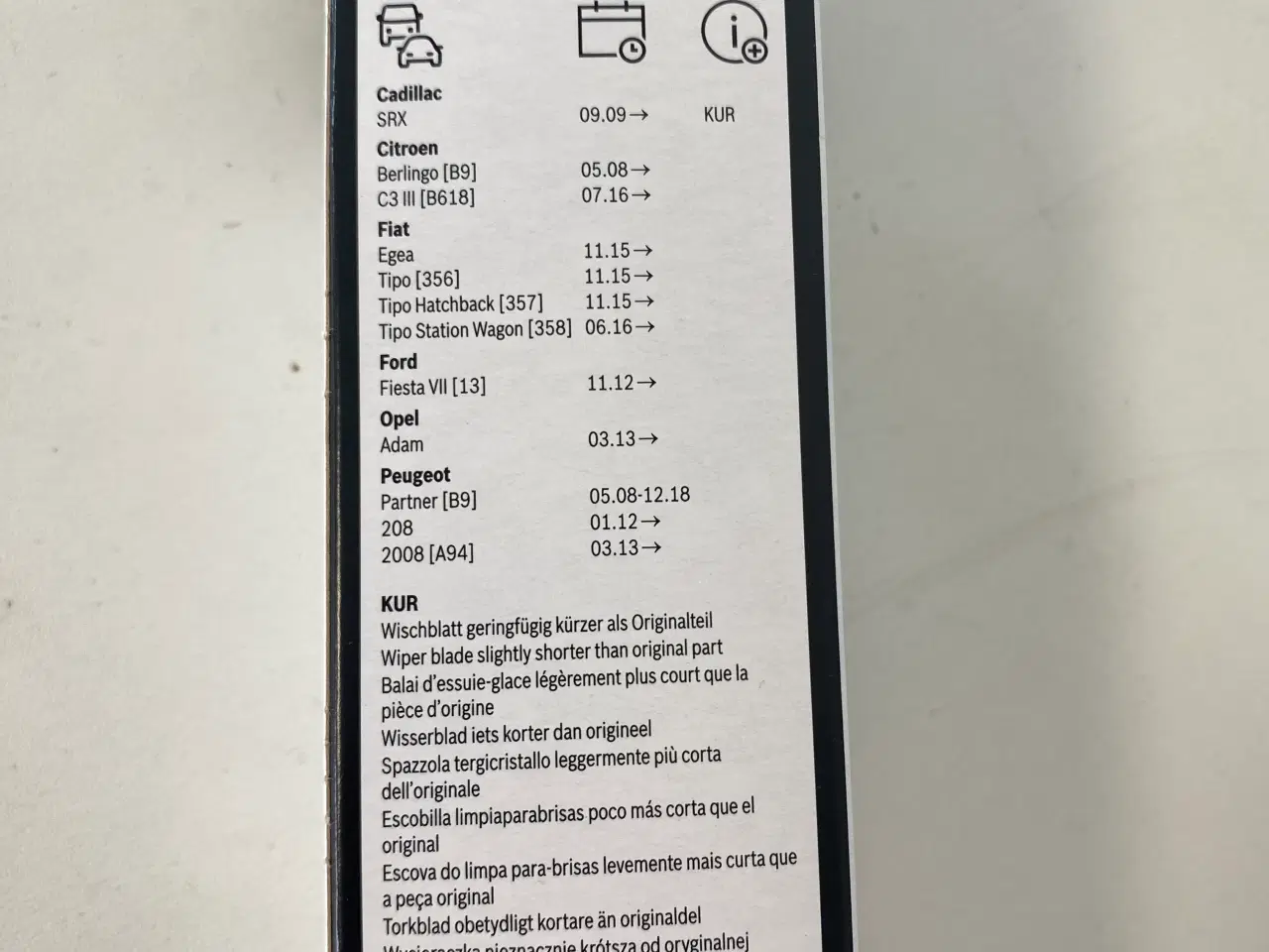 Billede 2 - Vinduesvisker C3 - Nye