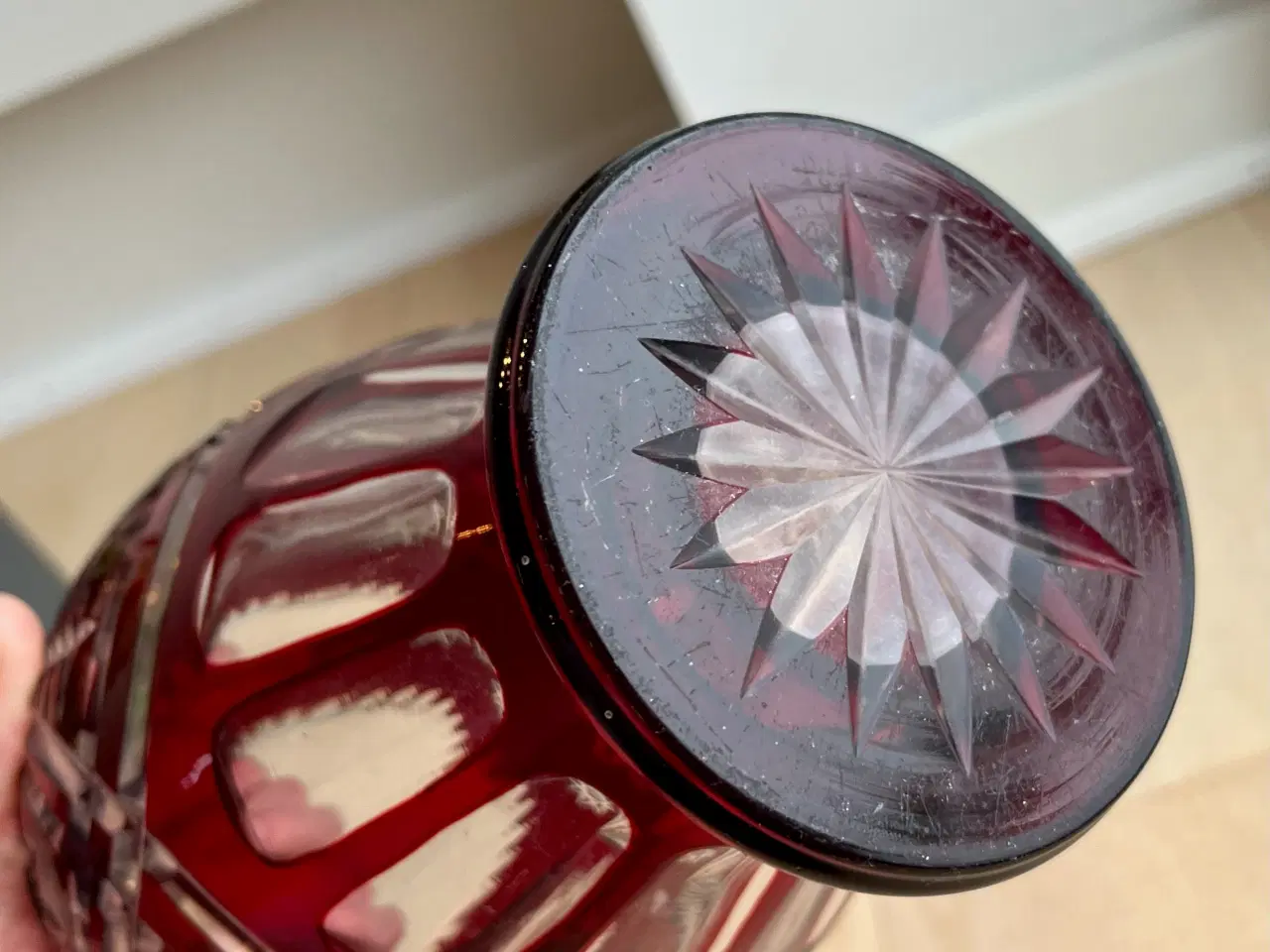 Billede 4 - Böhmisk krystal vase og karaffel