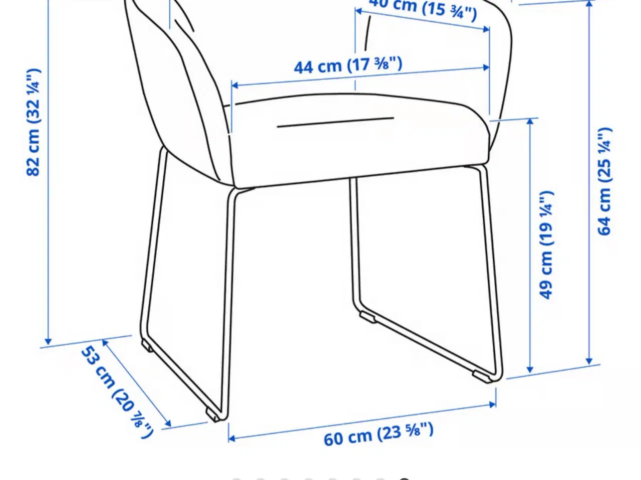 Billede 3 - Ikea stole, 8 stk i alt