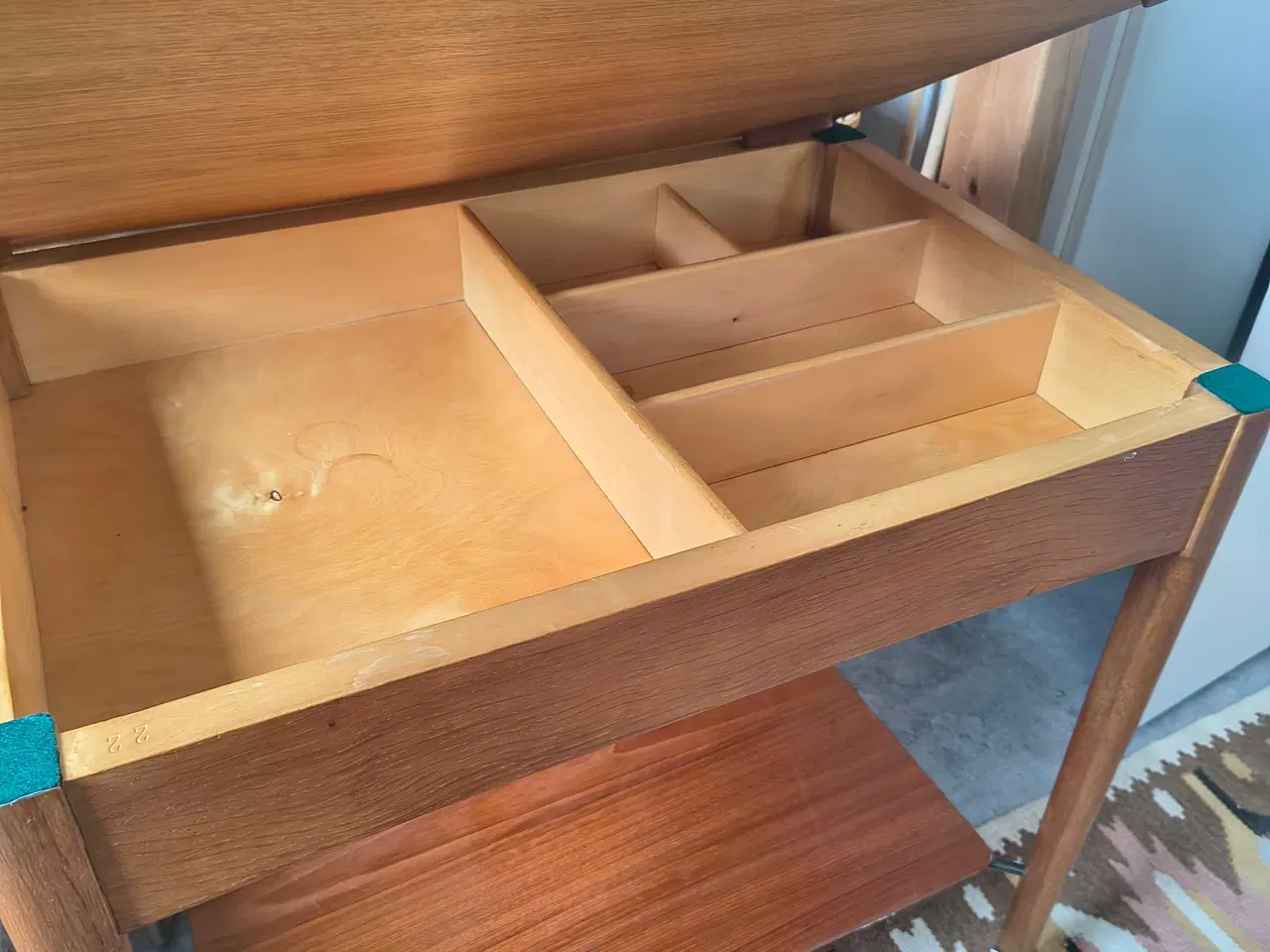 Billede 5 - Bakkebord i teaktræ 