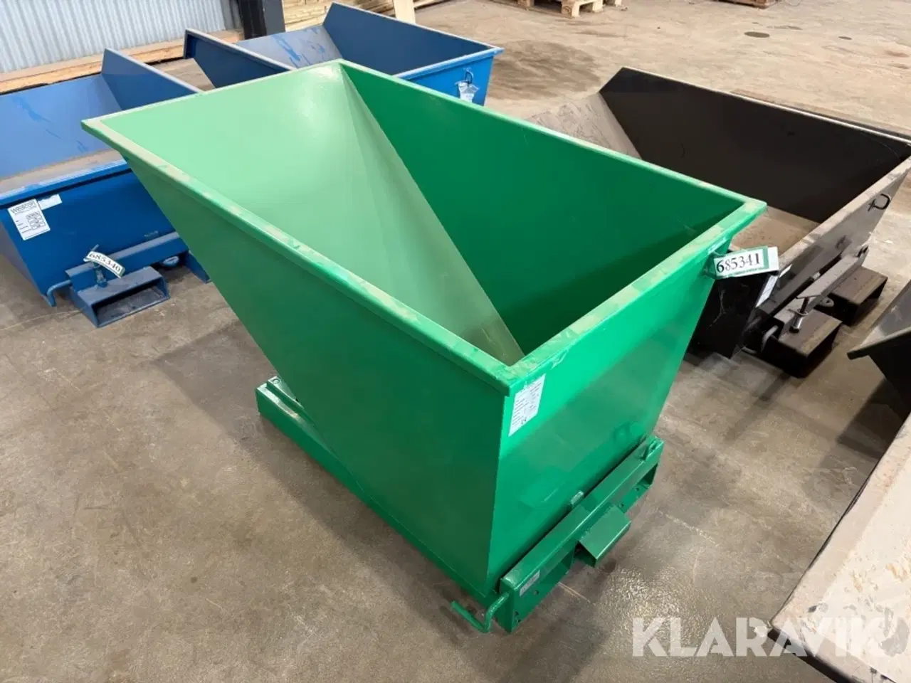 Billede 3 - Tipcontainer Intra Materialhantering Tippo 600 Green 1 styk