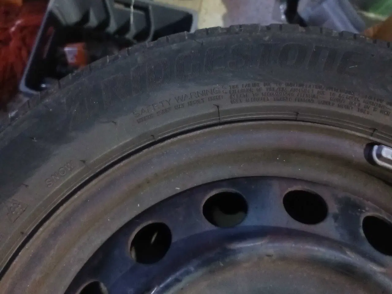 Billede 4 - Vinterhjul Bridgestone 205x55x16   5x114,3 