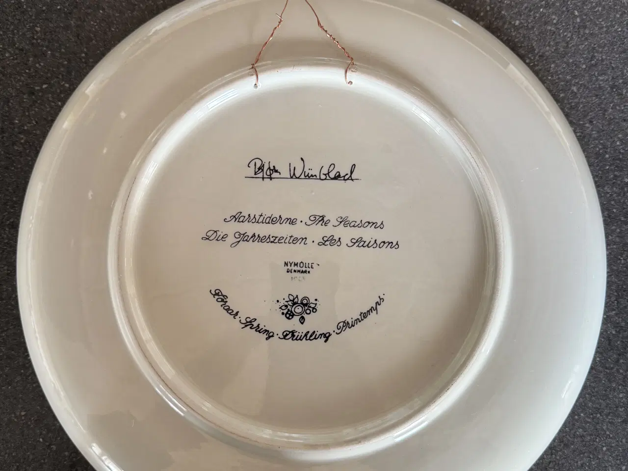 Billede 2 - Bjørn Wiinblad ø35 årstid tallerkner