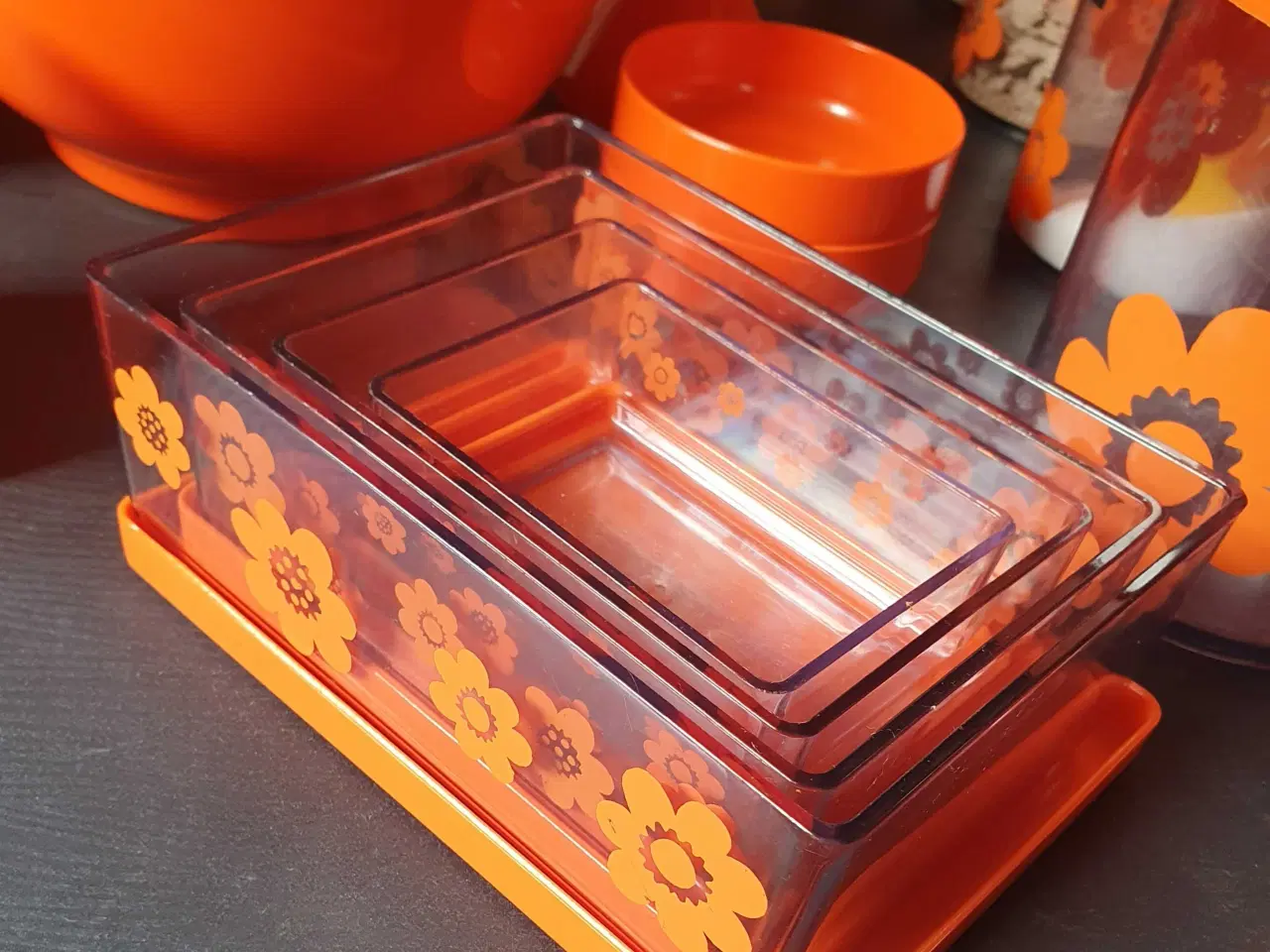Billede 2 - Diverse orange køkkenudstyr - bl.a. Erik Kold