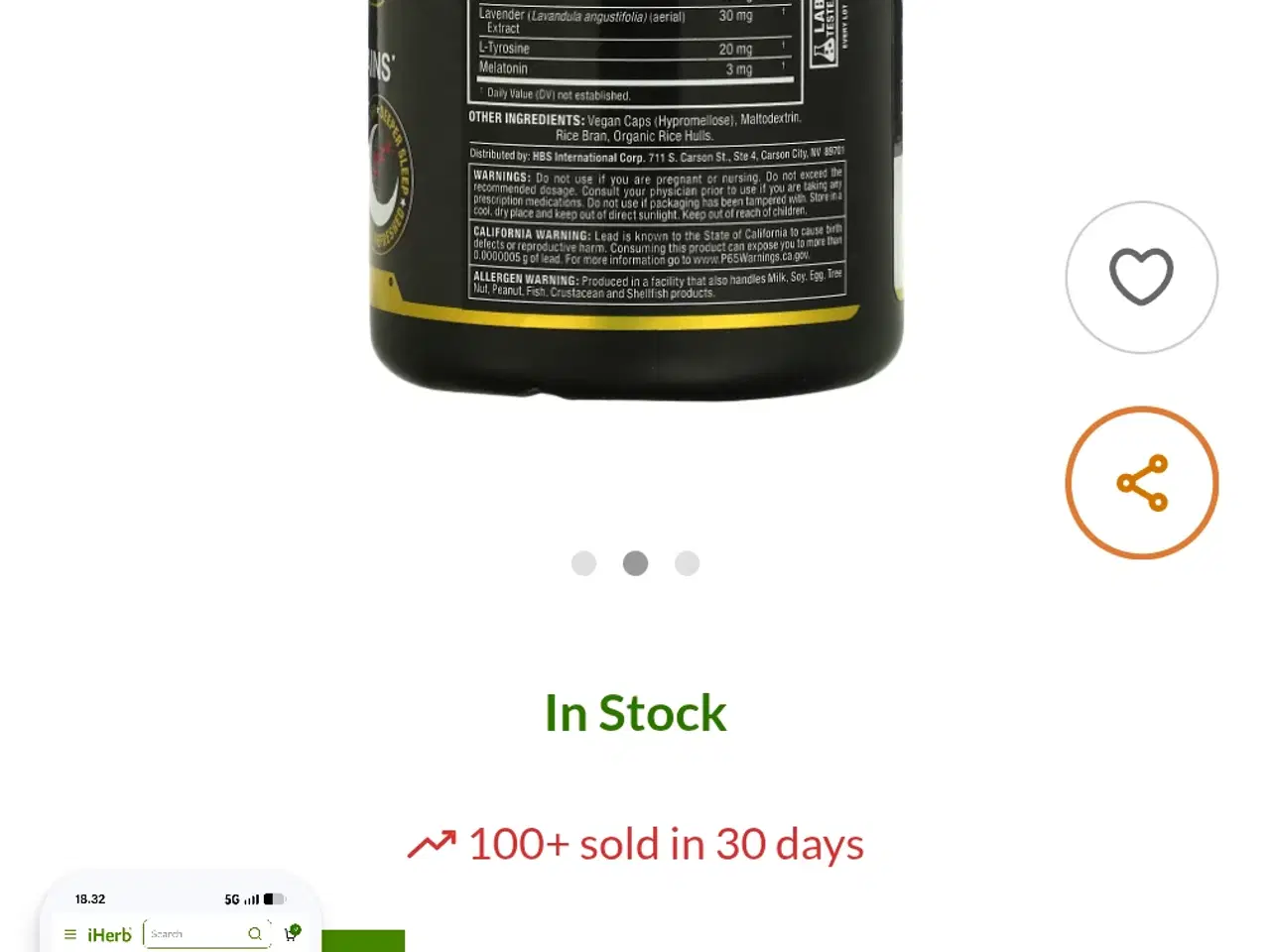 Billede 2 - Søvn kosttilskud 