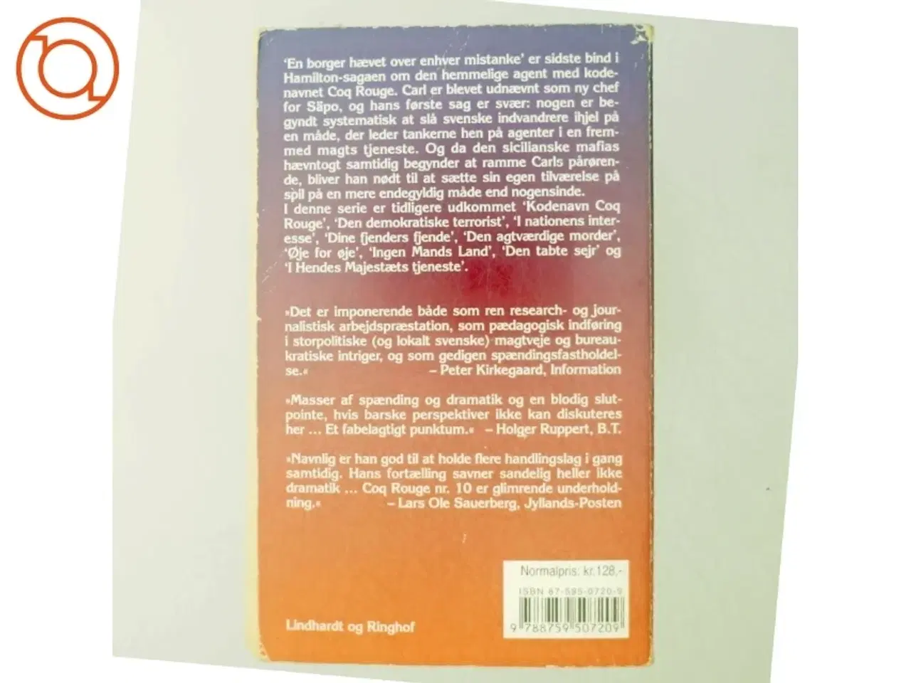 Billede 3 - En borger hævet over enhver mistanke af Jan Guillou (Bog)