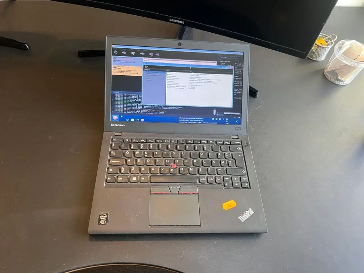 Billede 7 - Bærbar PC LENOVO X250 inkl. 2 stk. 27" SAMSUNG skærme og dock