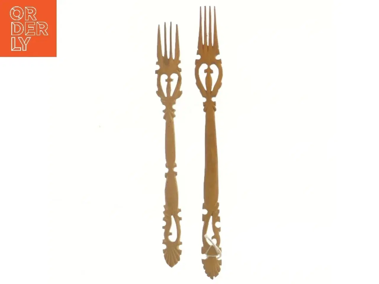 Billede 2 - Dekorative gafler (str. 24,5 og 27,5 cm)