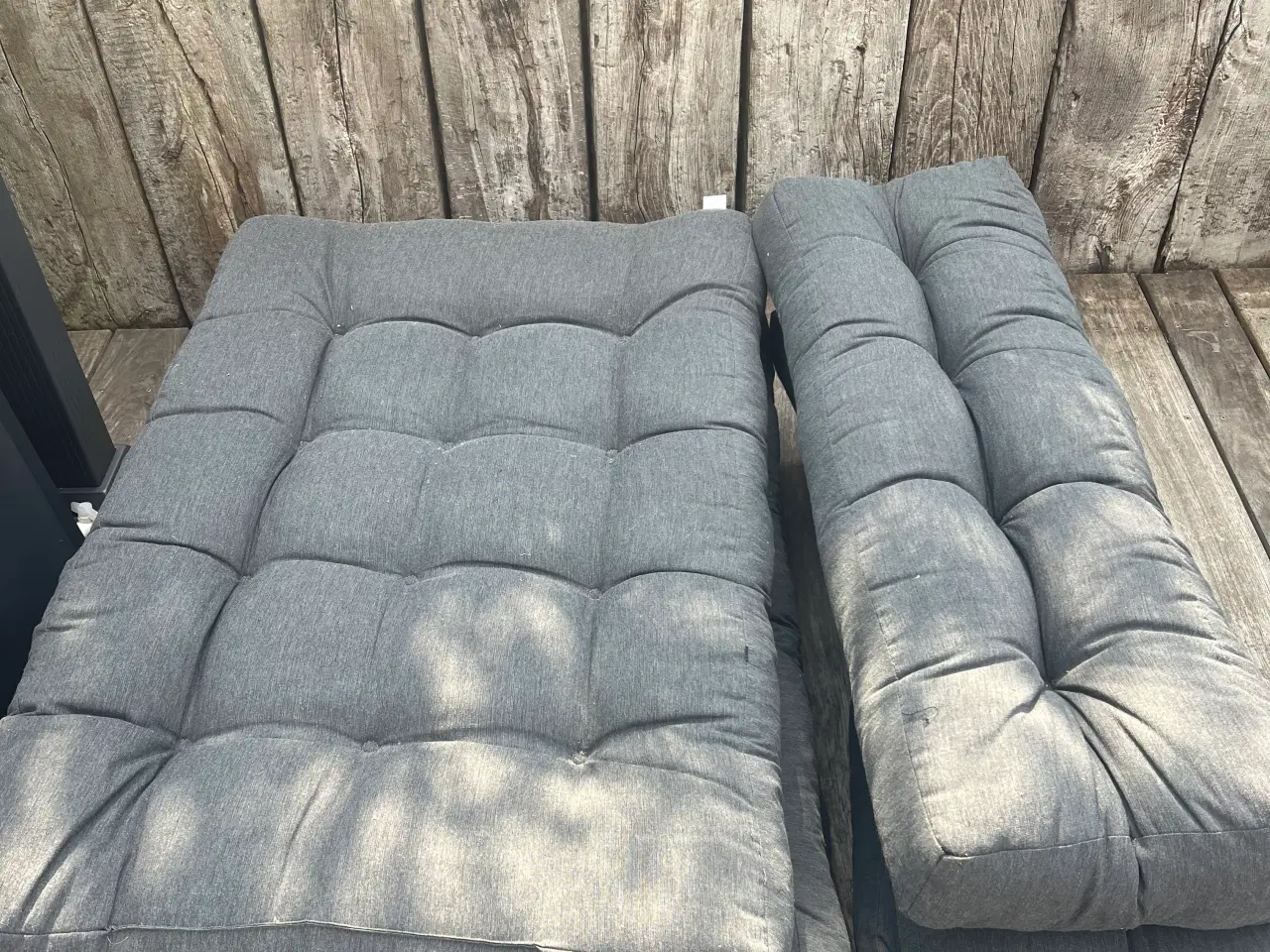 Billede 3 - Hynder til pallesofa. Gratis pallerne medfølger