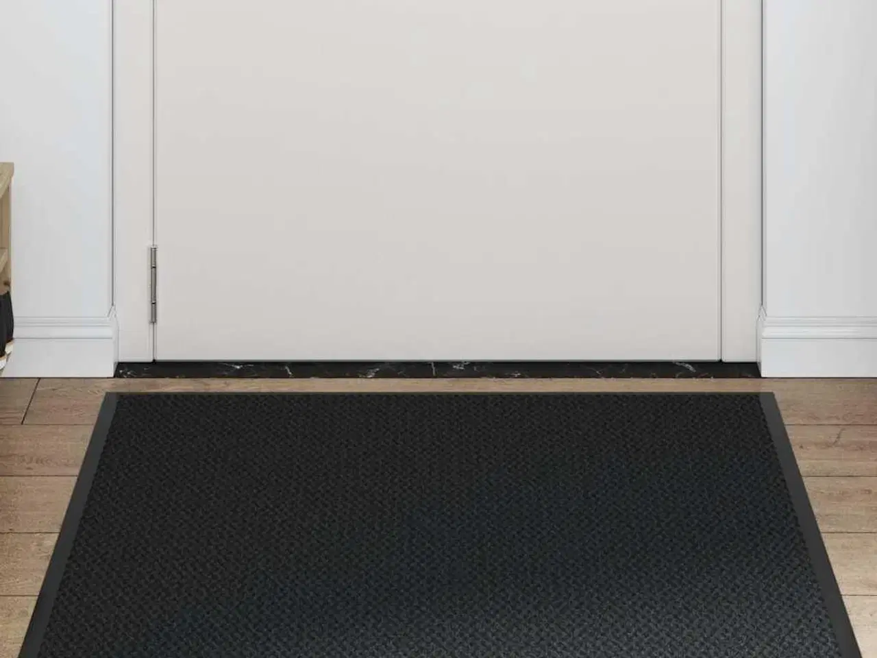 Billede 2 - Dørmåtte Sort 90x150 cm