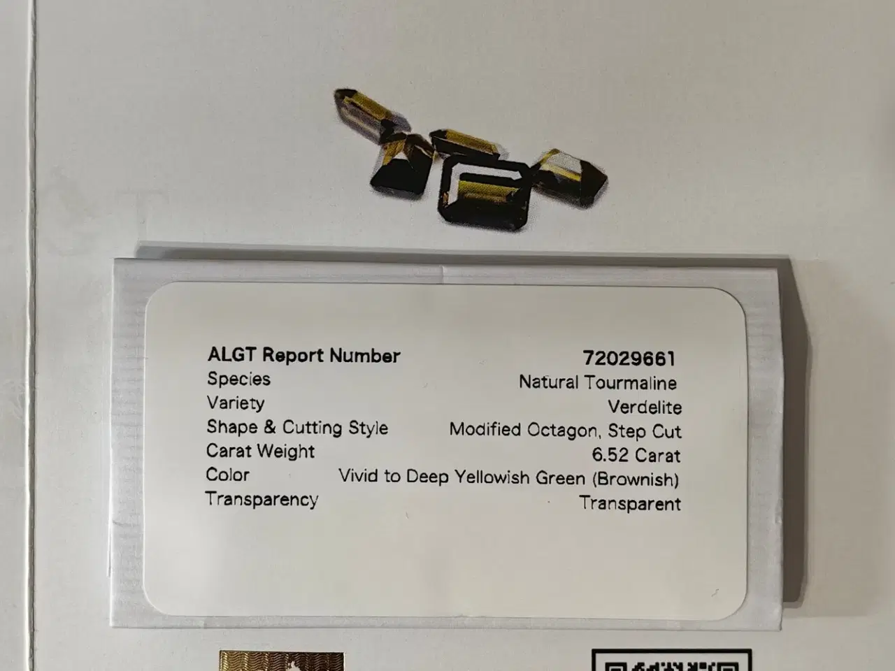 Billede 7 - 5 stkTurmalin - 6,52 ct 