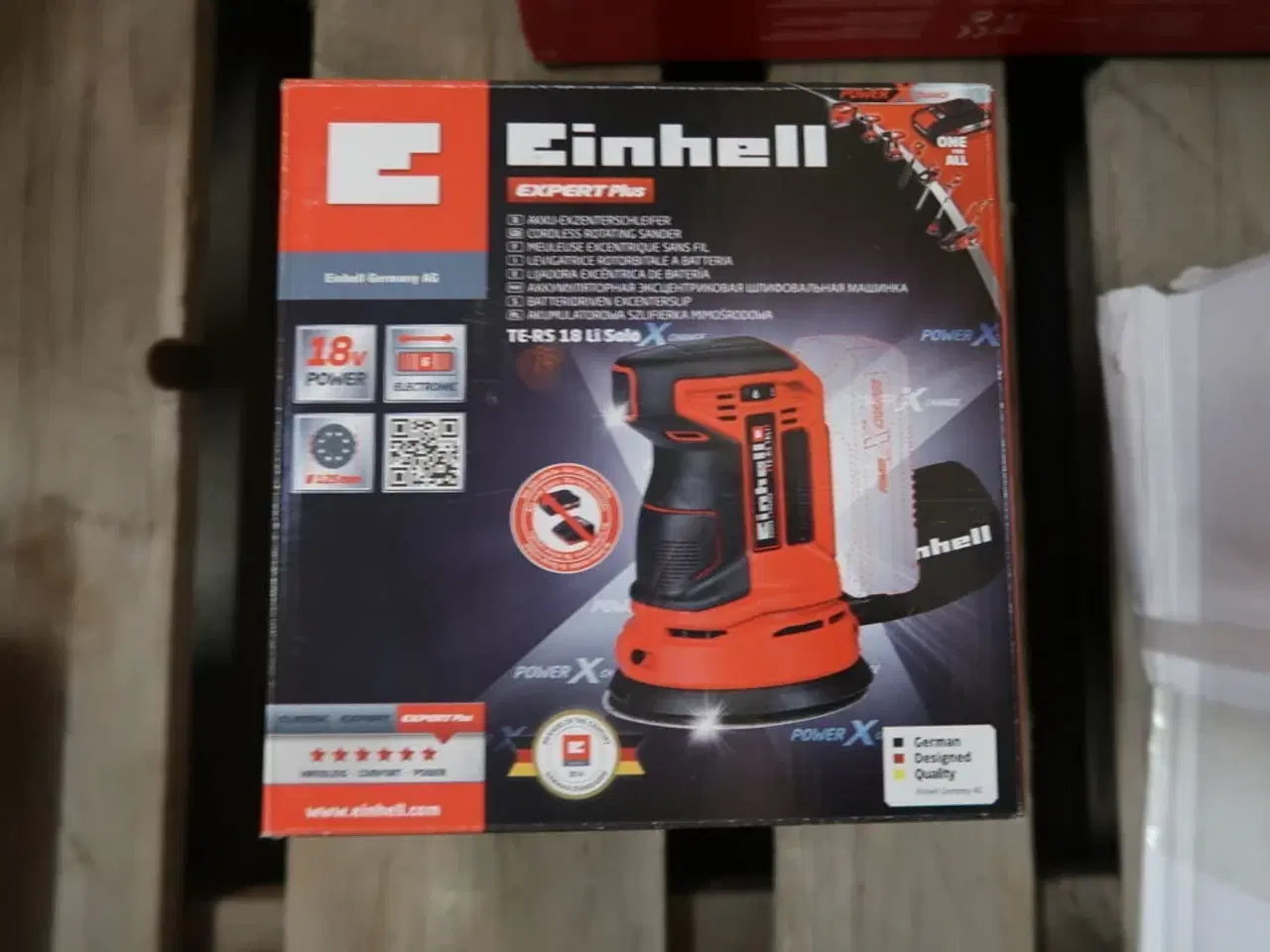Billede 2 - Akku excentersliber Ø125 mm, Einhell TE-RS 18 Li-Solo