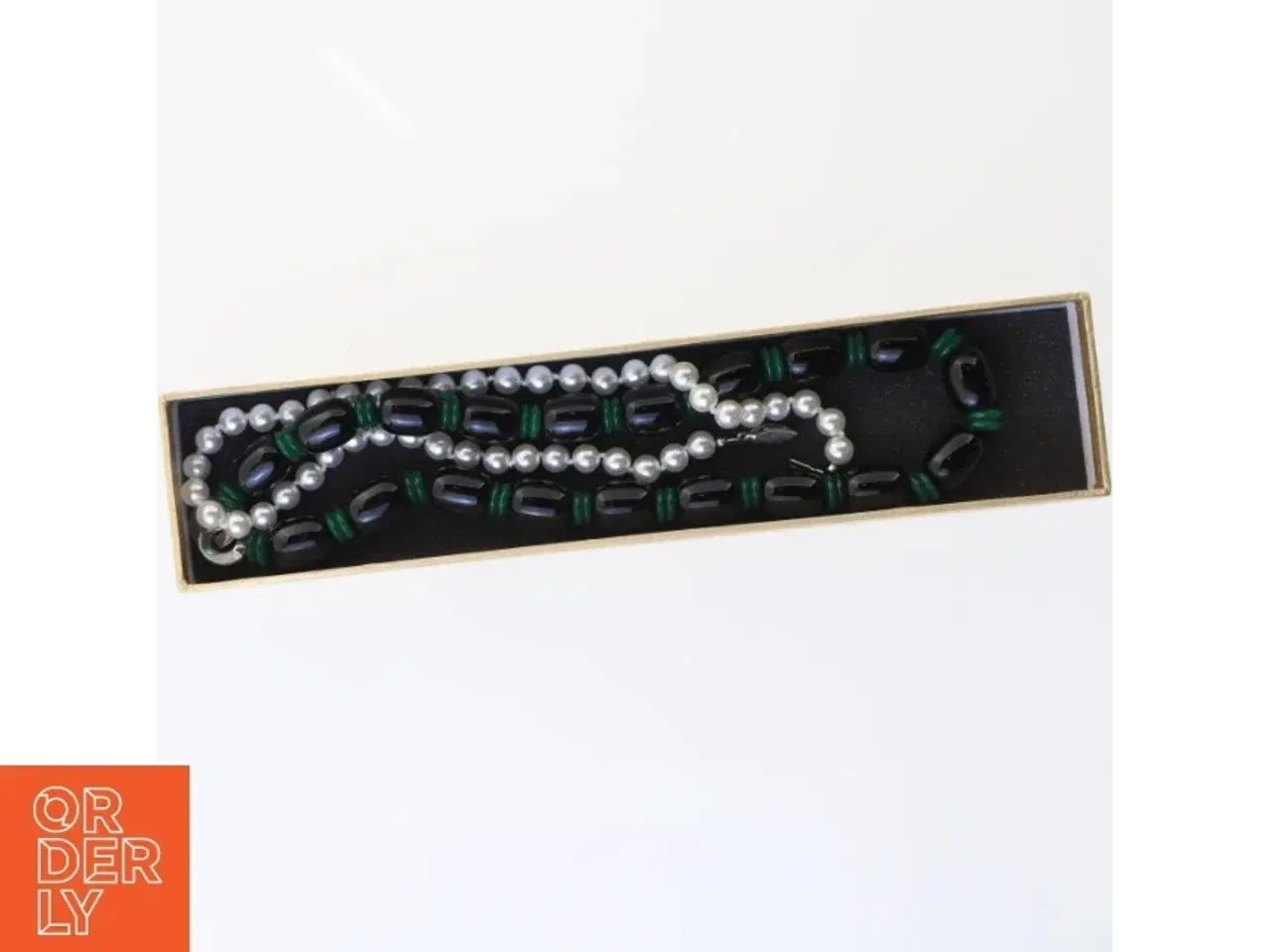 Billede 2 - Perlekæde og armbånd sæt (str. 45 og 49 cm)