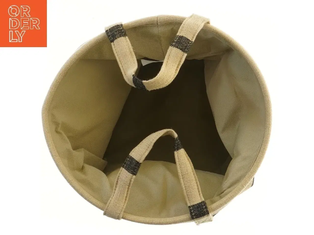 Billede 2 - Opbevaringskurv Sødahl med striber (str. Ø 32,5 cm længde 28 cm)