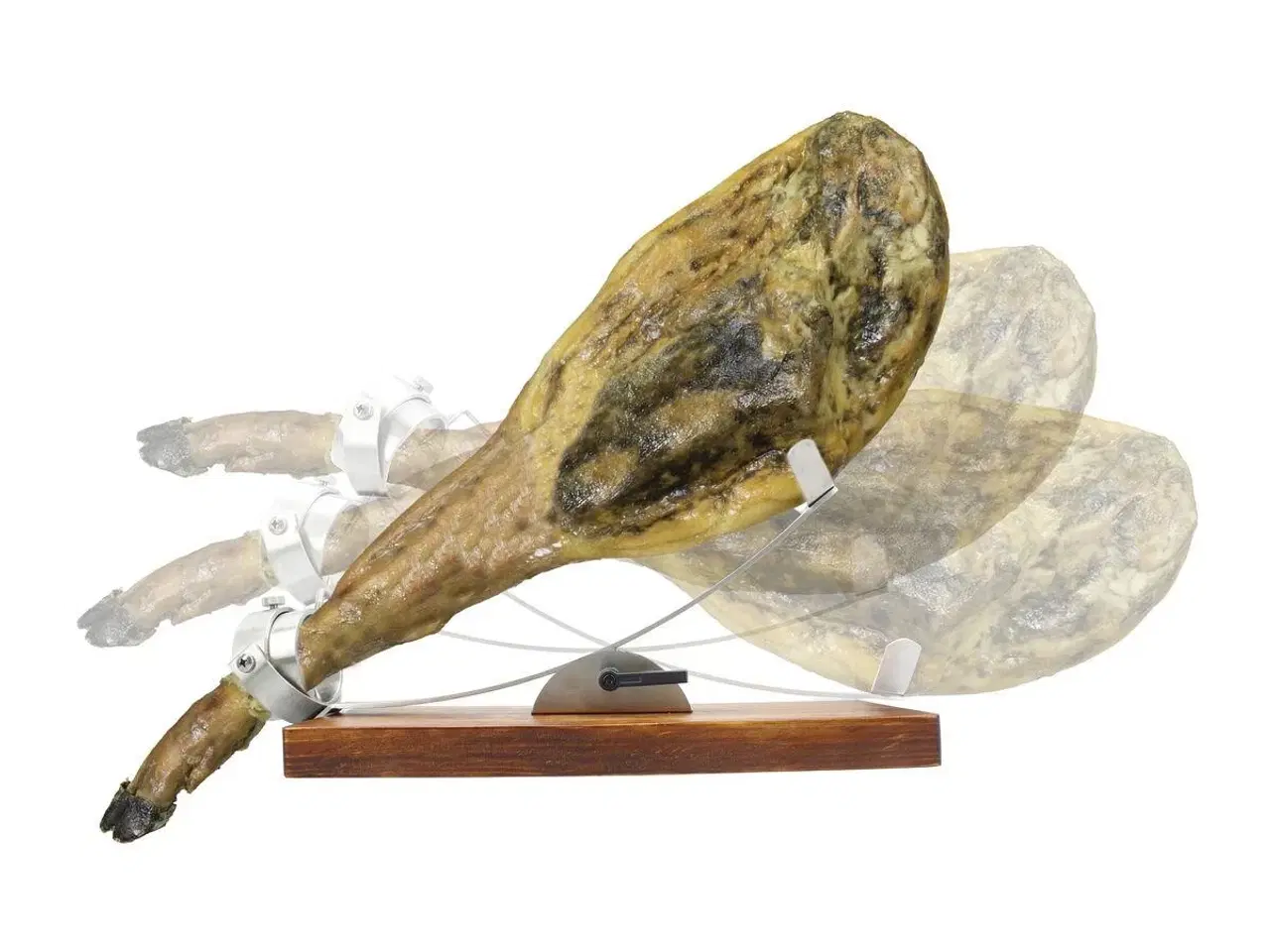 Billede 11 - Skinkeholder i træ TM Home - roterende, mørkebrun