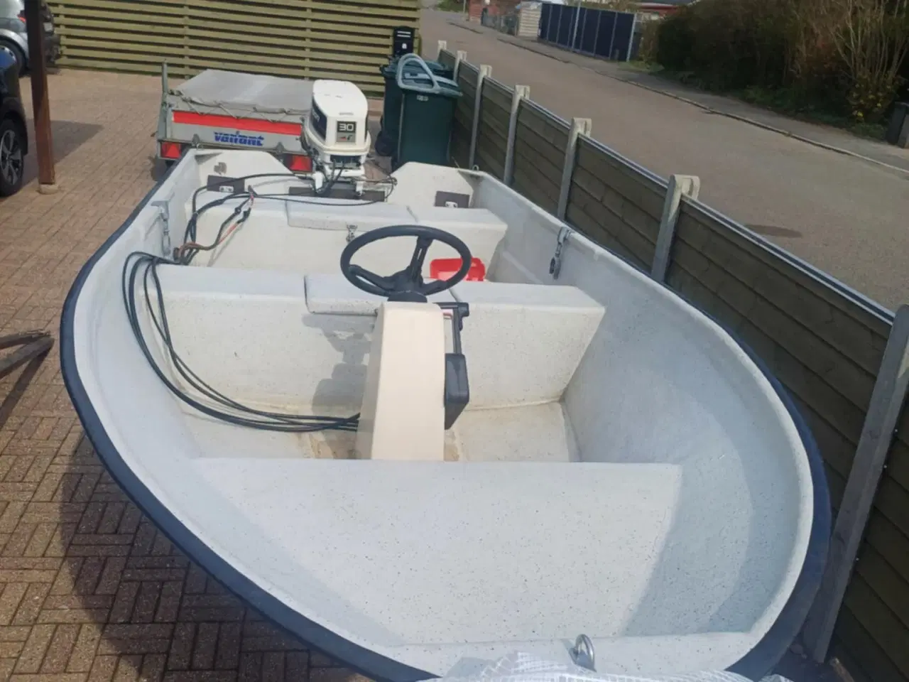 Billede 2 - Jolle Jante 14" incl 30hk Johnson + 8HK Evenrude +