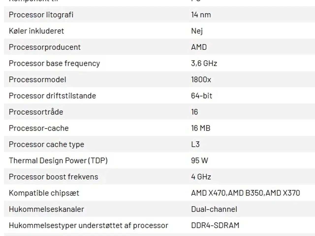 Billede 5 - AMD Ryzen 7 1800X CPU