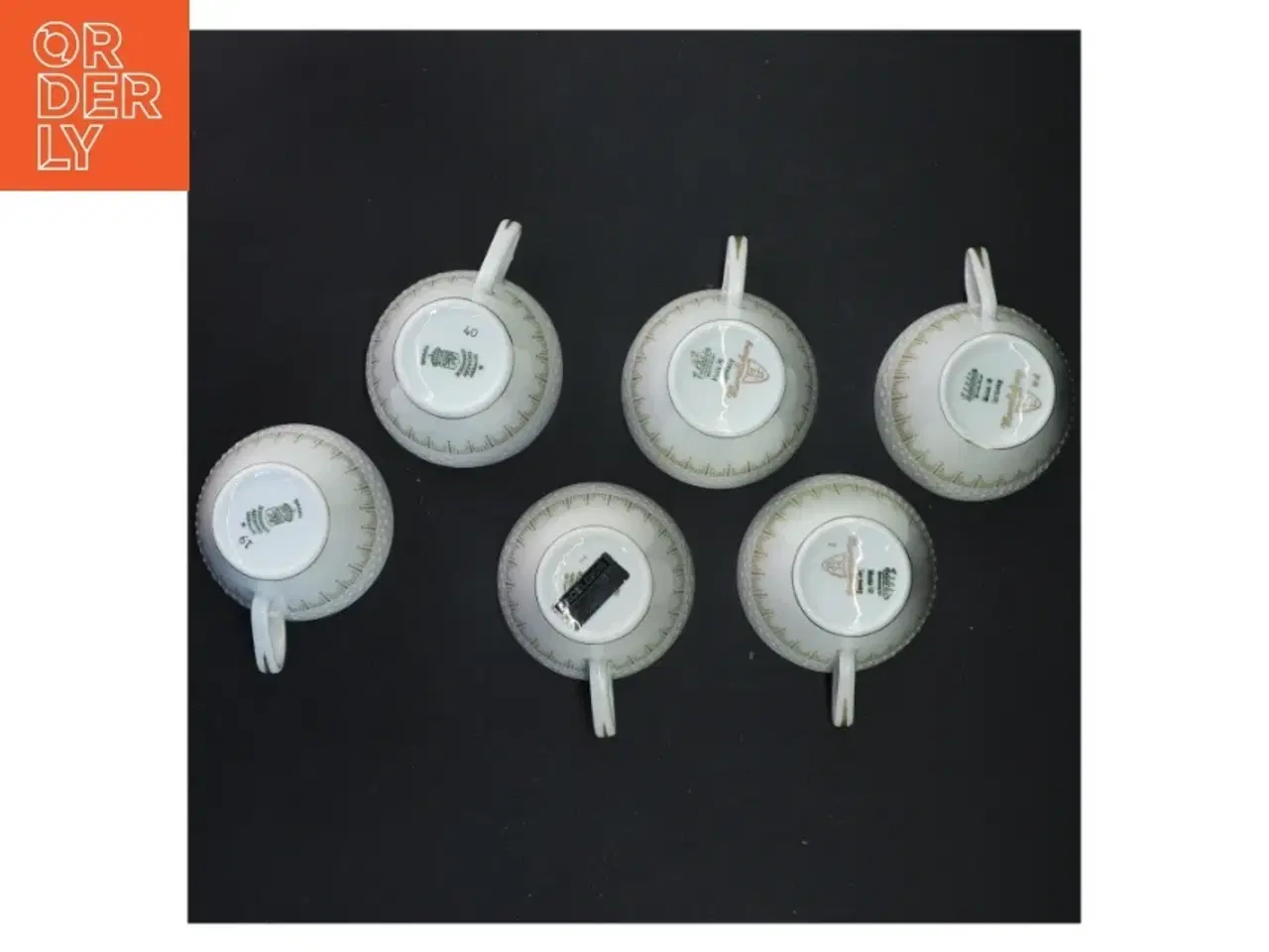 Billede 3 - Kaffekopper og underkopper (str. Ø 14&ø7,5x6,5 cm) fra Royal Copenhagen