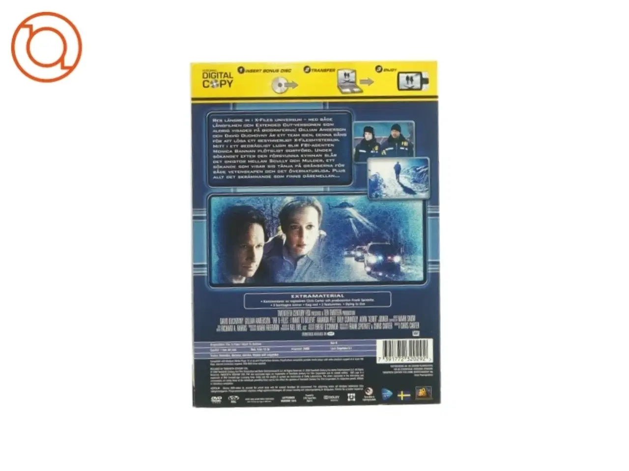 Billede 2 - Arkiv X - I wnat to believe (DVD)