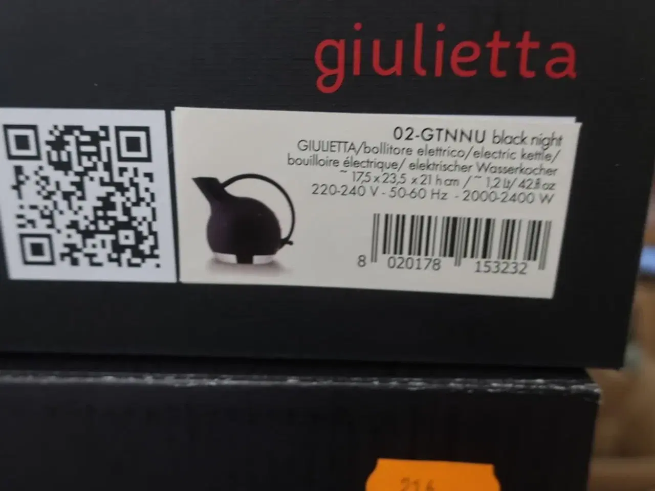 Billede 3 - El-keddel BUGATTI GIULIETTA 02-GTNNU BLACK NIGHT