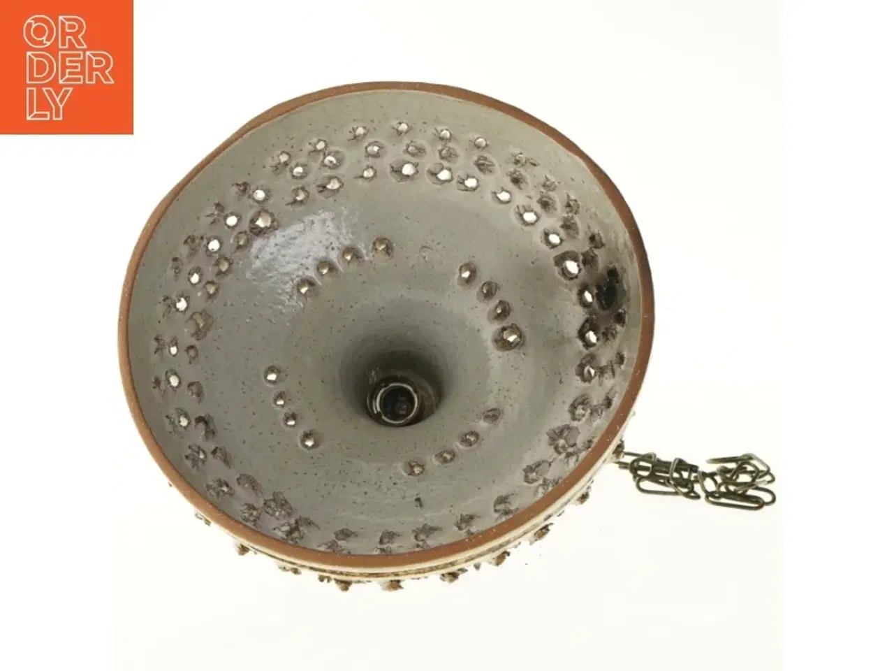 Billede 2 - Keramisk pendel lampe (str. 22x35 cm)