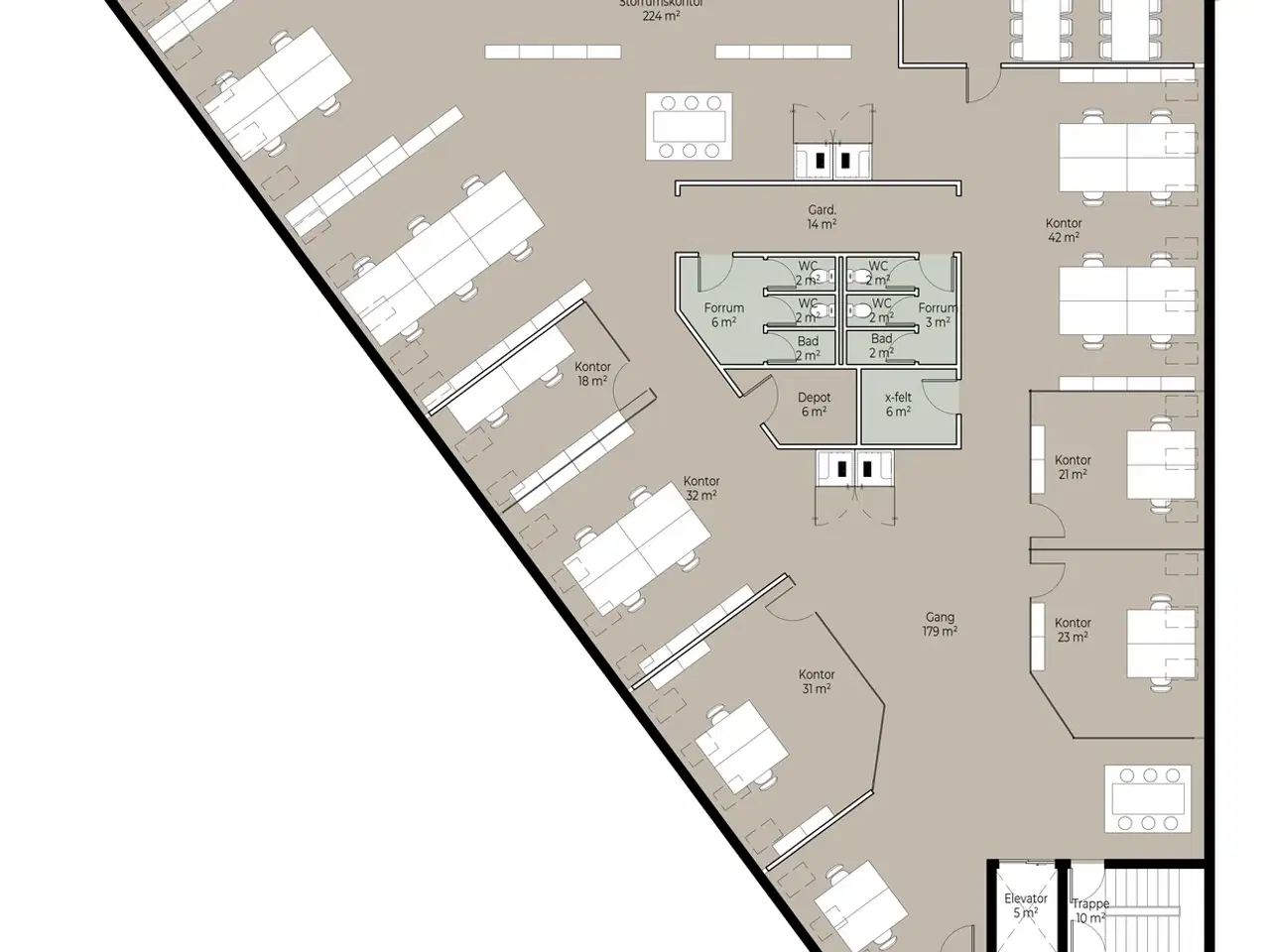 Billede 19 - Imponerende og kompromisløst kontorlejemål