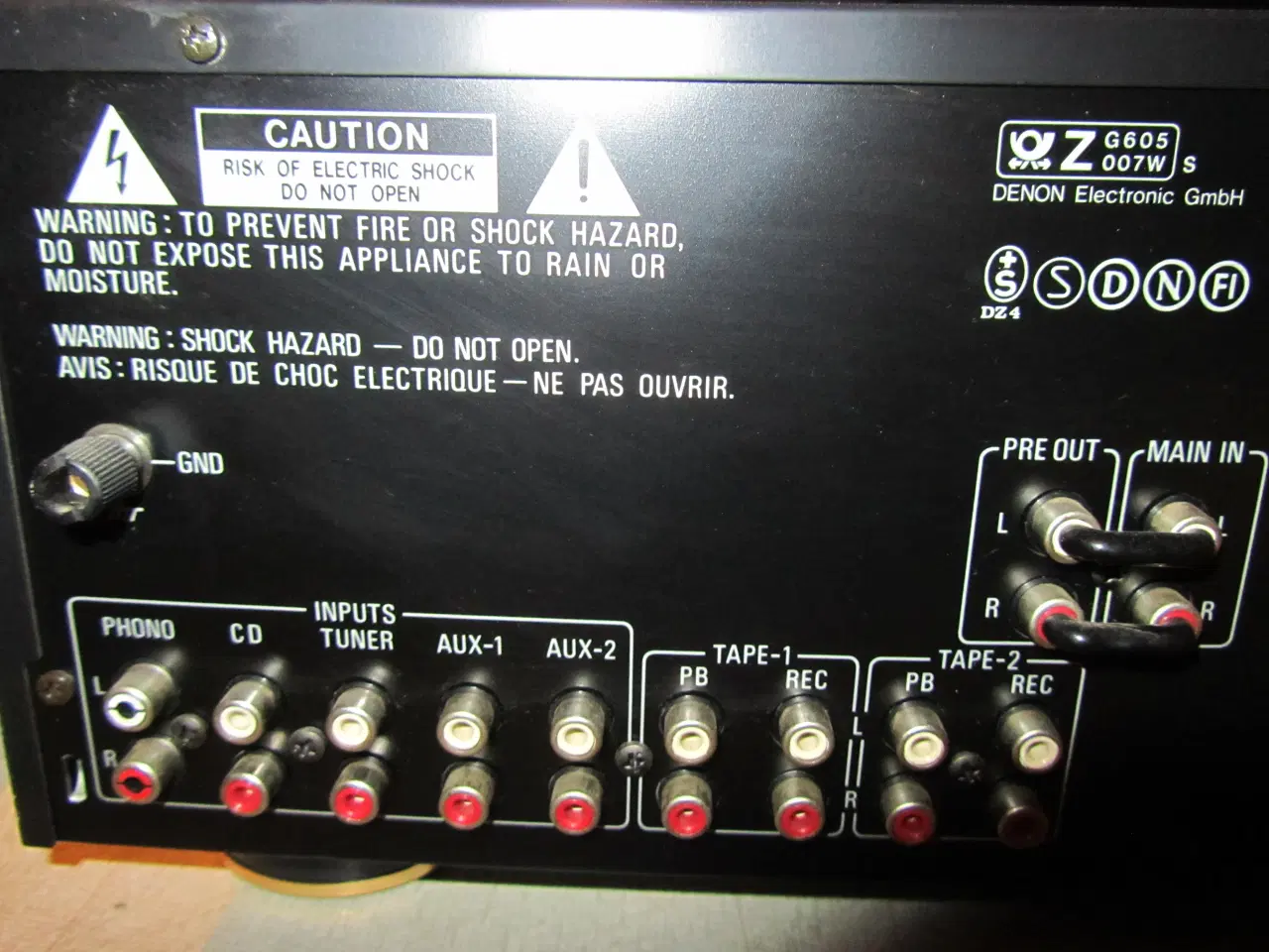 Billede 4 - HIGH POWER DENON PMA 920  2X115W RMS