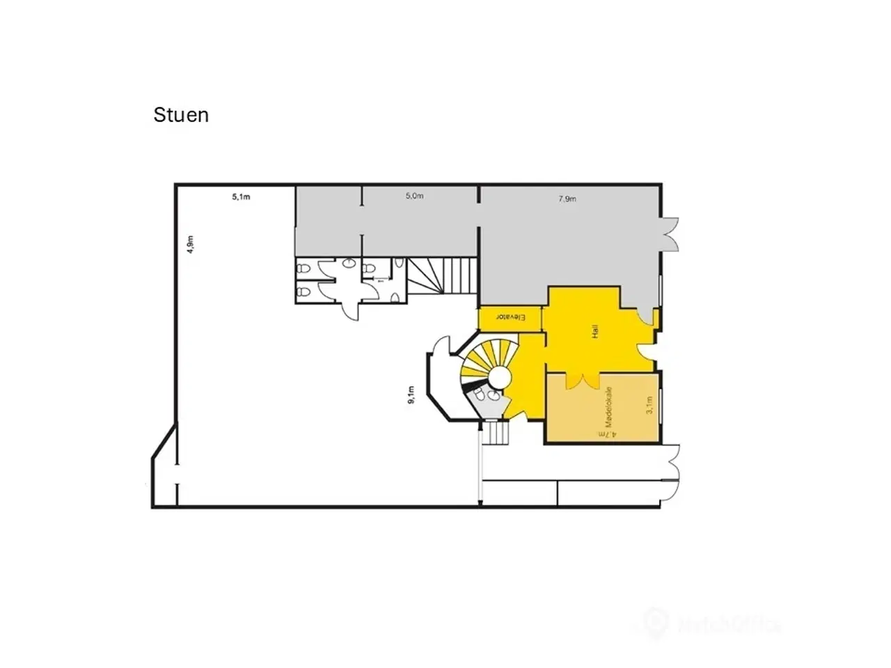 Billede 41 - EKSKLUSIVE LEJEMÅL VED FREDERIKSBERG HAVE KONTOR / KLINIK / SHOWROOM M.M.