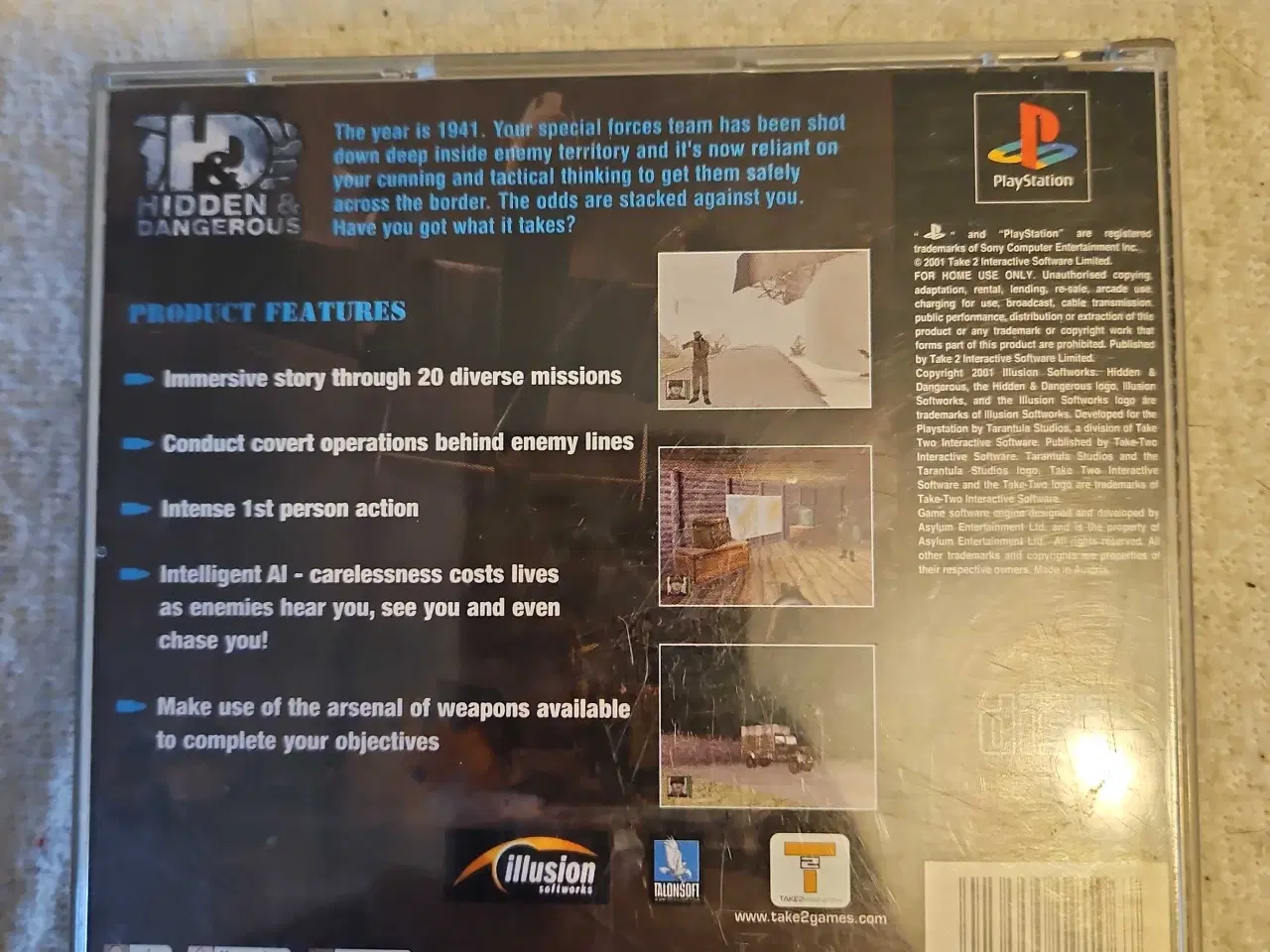 Billede 2 - Hidden and dangerous ps1