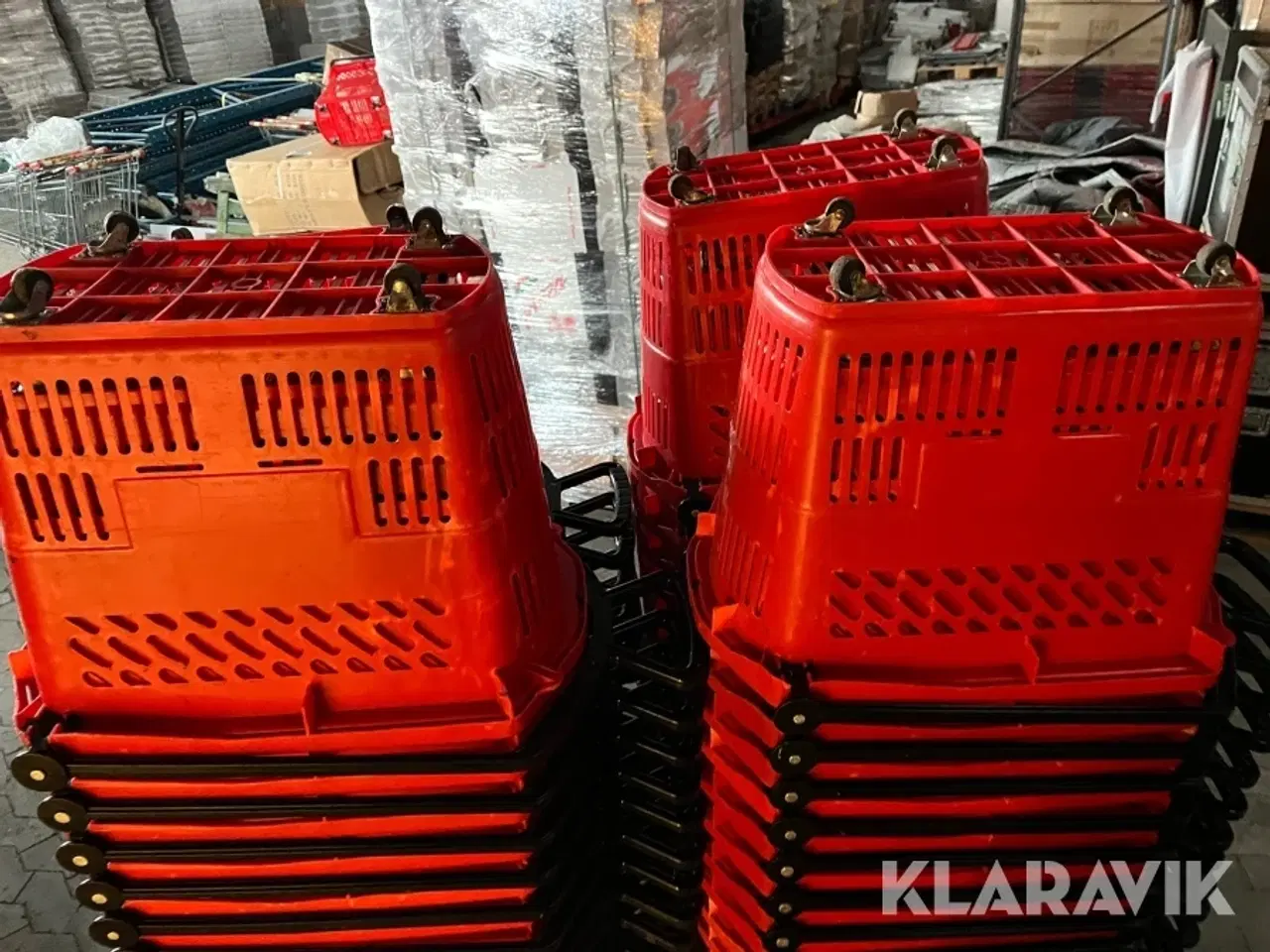 Billede 5 - Indkøbskurve på hjul 1 palle - 116 styk