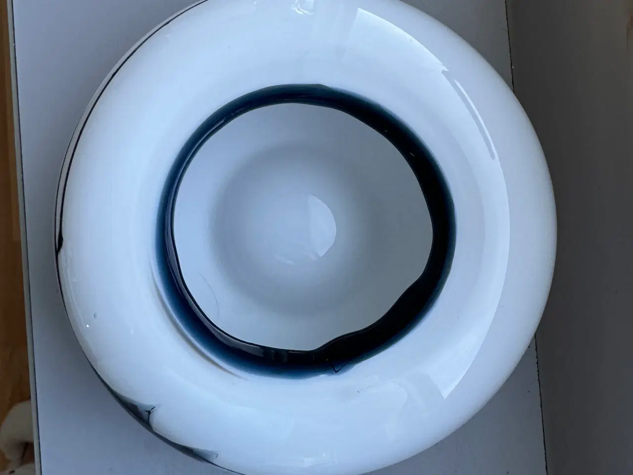 Billede 3 - Mundblæst glasvase / skål – moderne design