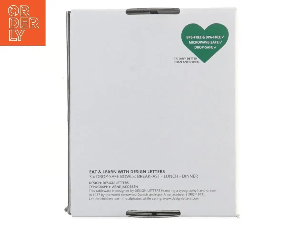 Billede 3 - Design Letters skåle sæt fra Design Letters (str. 3 stk Ø 11 cm længde 4,5 cm)