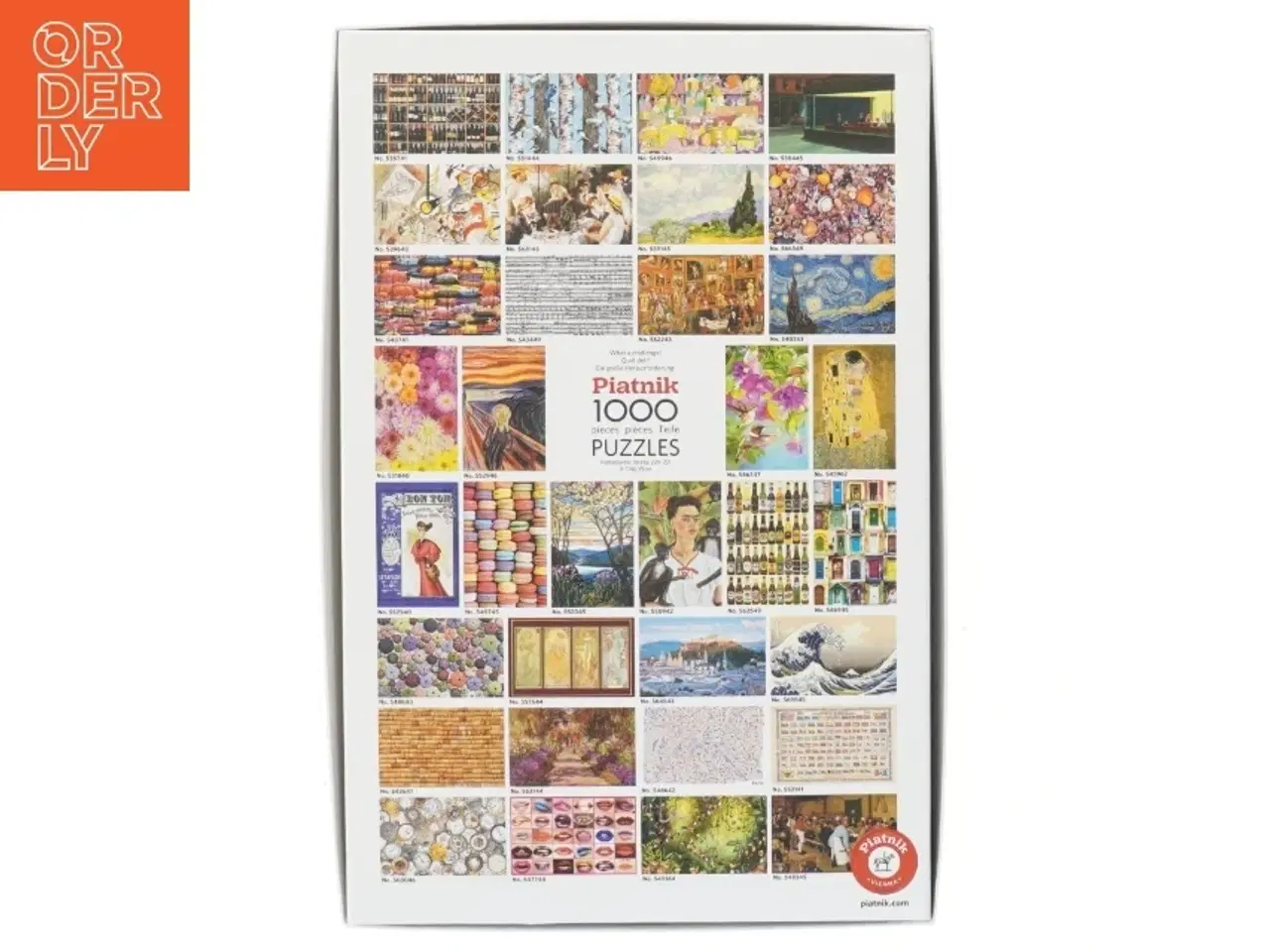 Billede 4 - Puslespil 1000 brikker fra Piatnik (str. 6x40x27 cm)