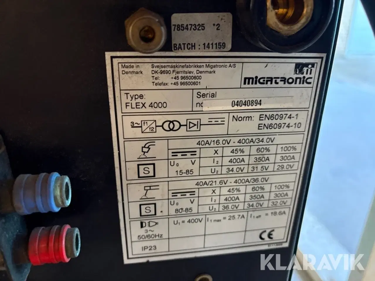 Billede 10 - Svejsemaskine Migatronic MWF31