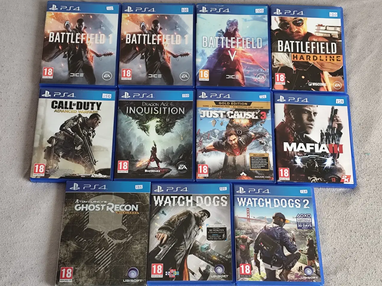 Billede 1 - Blandede PS4 spil - Blandede PlayStation 4 spil