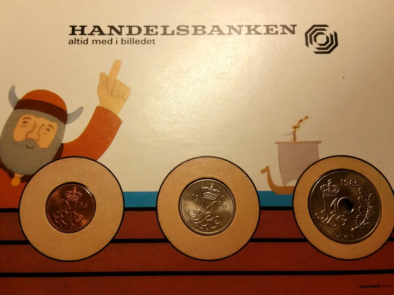 Billede 13 - MARGRETHE II HANDELSBANKEN MØNTSÆT 1980 - 1988