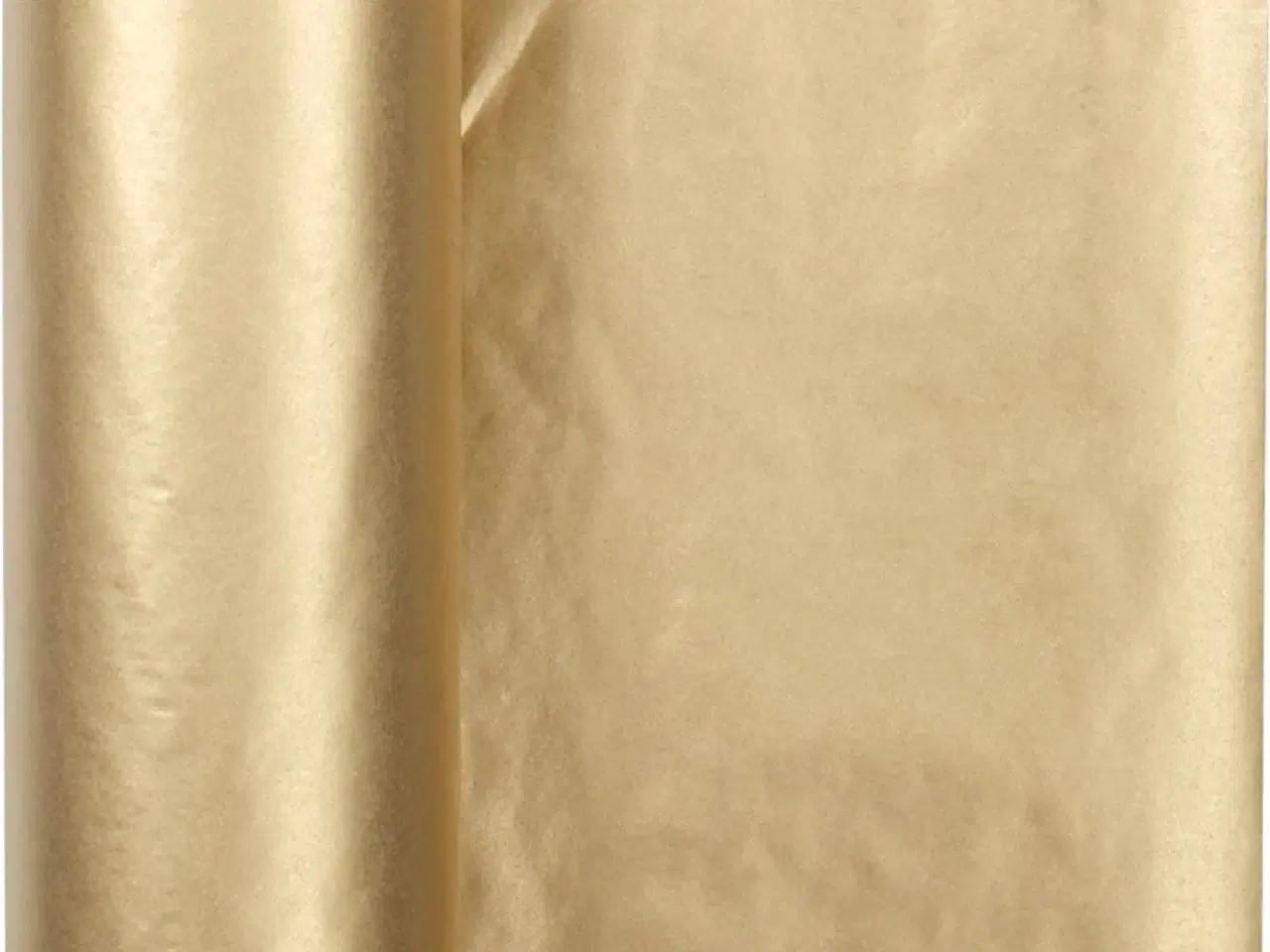 Billede 1 - Gavepapir, B: 50 cm, 60 g, guld, 100m/ 1 rl.