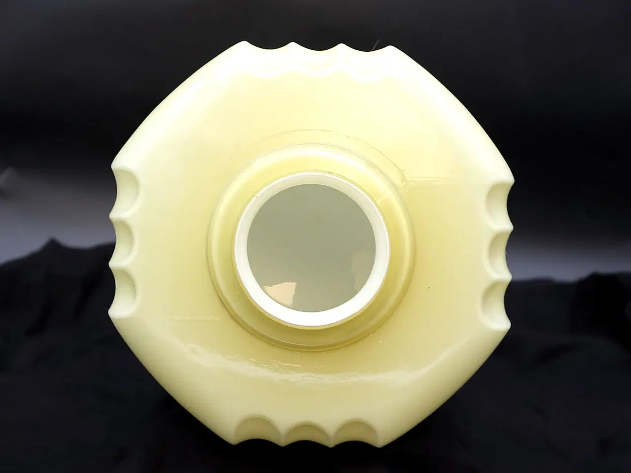 Billede 9 - Stor Art Deco glaspendel med blomster, ca. 1930–40