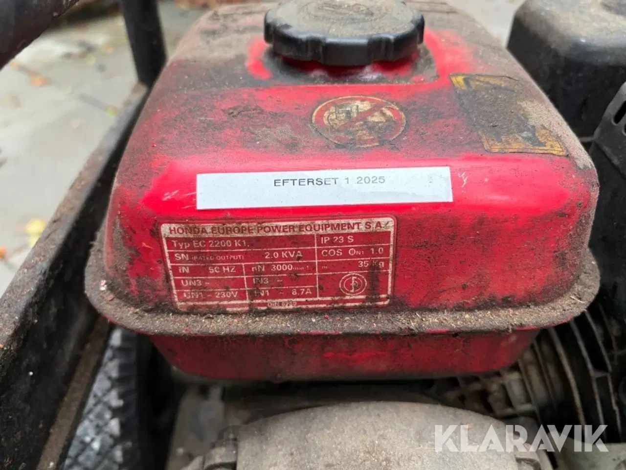 Billede 8 - Generator Honda EC 2200