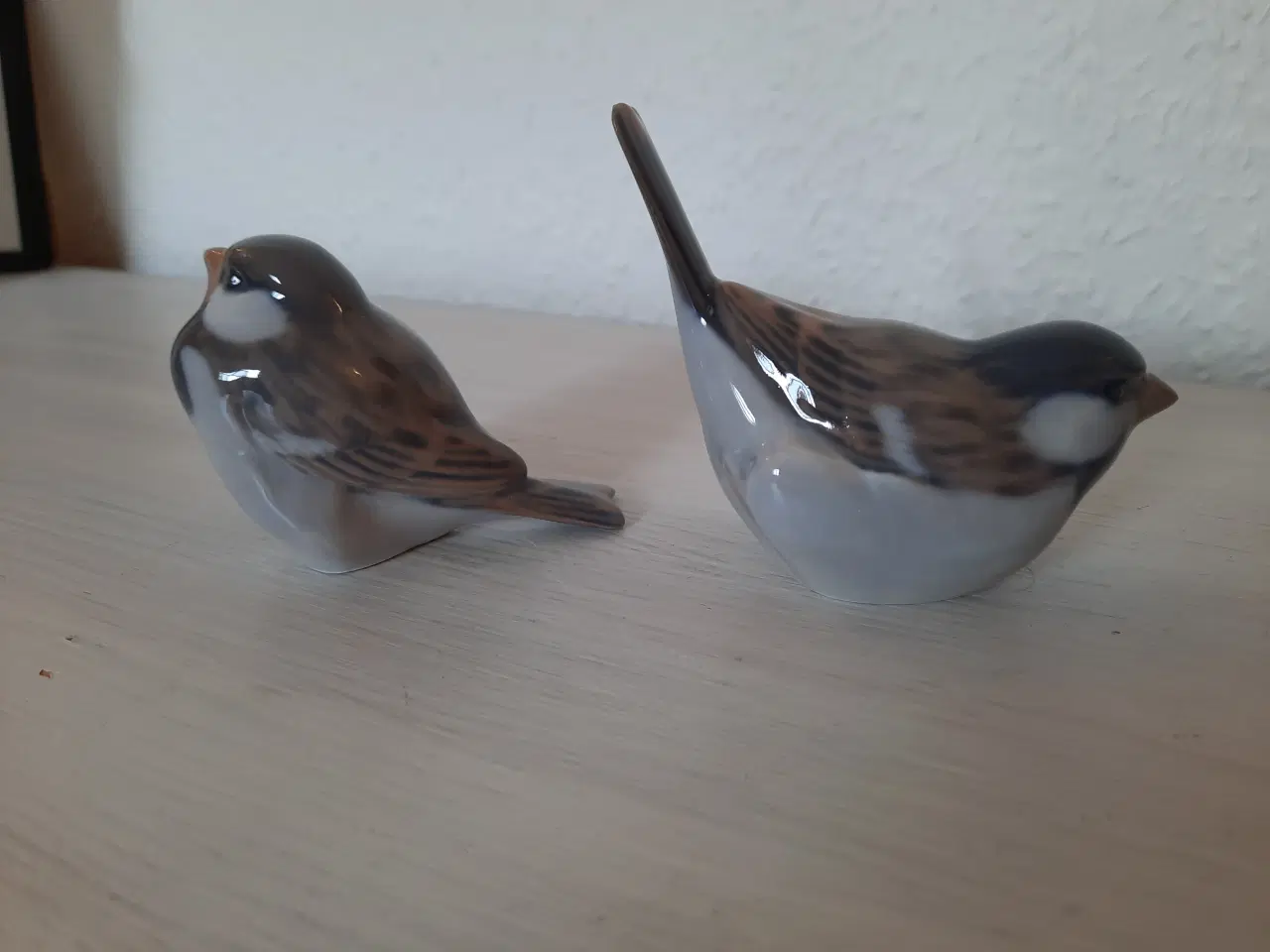 Billede 2 - Porcelænsfigur Spurv, Optimist og Pessimist 