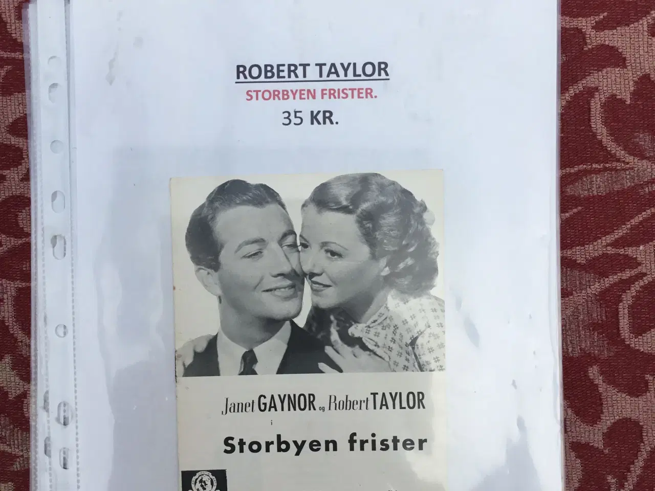 Billede 5 - Filmprogrammer - Robert Taylor - se pris